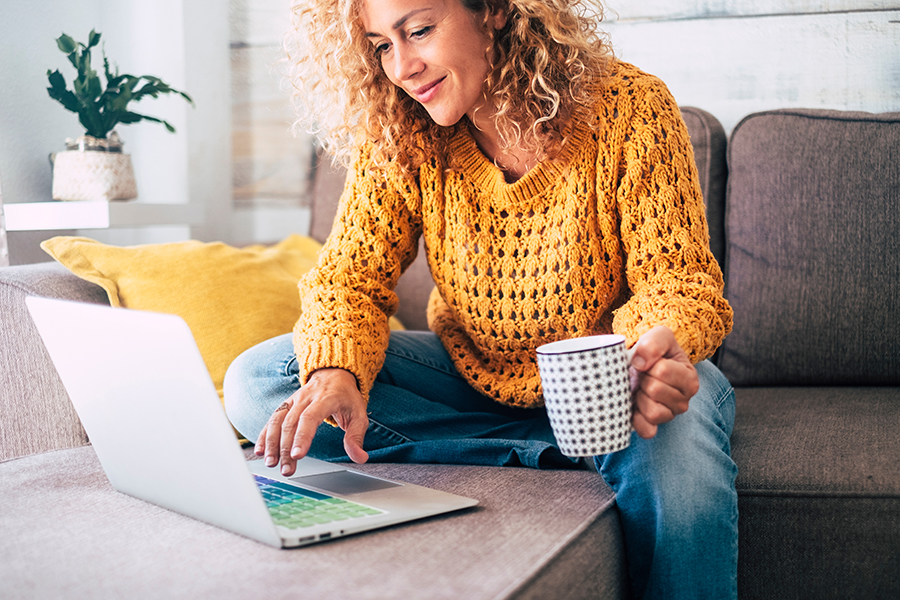 Woman on laptop